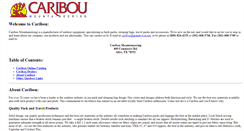 Desktop Screenshot of caribou.com